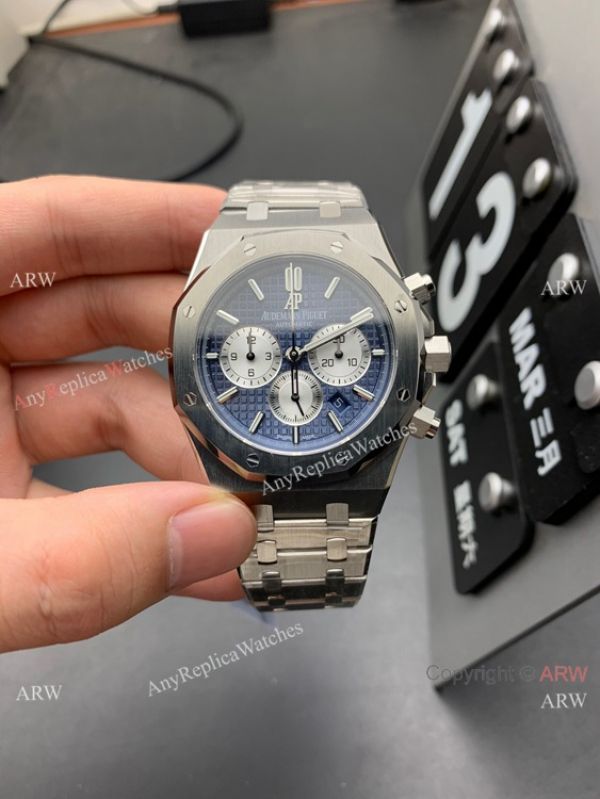 OM Factory Audemars Piguet Royal Oak 7750 Watch Blue Chrono Dial OM Factory Audemars Piguet Royal Oak 7750 Watch Blue Chrono Dial