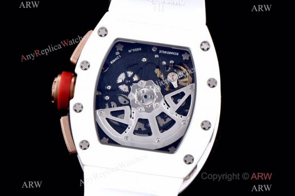 KV Factory Richard Mille RM 011 White Demon Flyback Chronograph Watch Ceramic Case KV Factory Richard Mille RM 011 White Demon Flyback Chronograph Watch Ceramic Case
