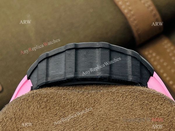 RM Factory Swiss Richard Mille RM 35-02 Rafael Nadal Watch Carbon NTPT Case Pink Rubber Strap RM Factory Swiss Richard Mille RM 35-02 Rafael Nadal Watch Carbon NTPT Case Pink Rubber Strap