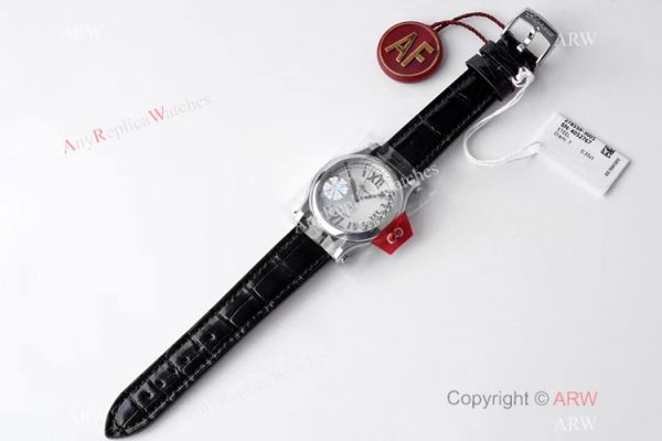 AF Factory 1:1 Best Copy Chopard Happy Sport Watch 36mm Silver Dial AF Factory 1:1 Best Copy Chopard Happy Sport Watch 36mm Silver Dial