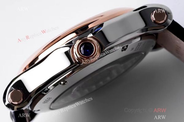 AF Factory 1:1 Replica Chopard Happy Sport Watch Rose Gold Bezel 36mm Size AF Factory 1:1 Replica Chopard Happy Sport Watch Rose Gold Bezel 36mm Size