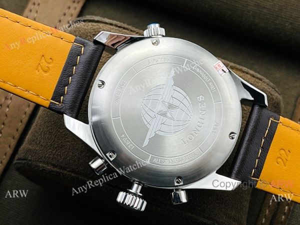 CF Factory 1:1 Copy Longines Spirit ETA7753 Chronograph Watch Brown Leather Strap CF Factory 1:1 Copy Longines Spirit ETA7753 Chronograph Watch Brown Leather Strap
