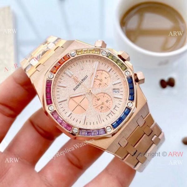 Replica Audemars Piguet Royal Oak Rainbow Watches Rose Gold Replica Audemars Piguet Royal Oak Rainbow Watches Rose Gold
