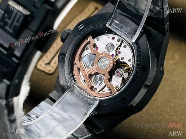 TW factory Audemars Piguet Royal Oak Blacksteel 41mm Watch Annual Calendar Face TW factory Audemars Piguet Royal Oak Blacksteel 41mm Watch Annual Calendar Face