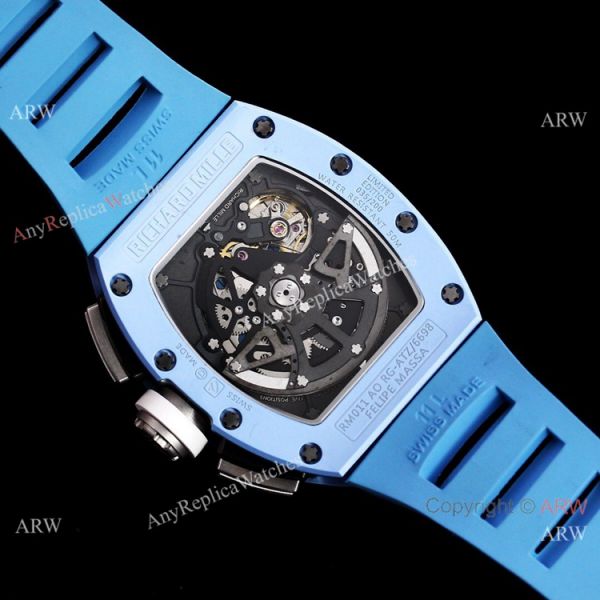 Best Replica Light Blue Richard Mille RM011-FM Baby Blue Last Edition Ceramic Watch For Men Best Replica Light Blue Richard Mille RM011-FM Baby Blue Last Edition Ceramic Watch For Men