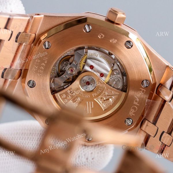 Best Audemars Piguet Royal Oak Rose Gold Full Diamond Automatic Watch 41mm Best Audemars Piguet Royal Oak Rose Gold Full Diamond Automatic Watch 41mm