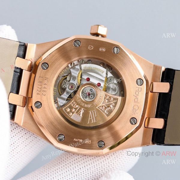 Full Diamonds Audemars Piguet Royal Oak 15400 Rose Gold Automatic Watch 41mm Replica Full Diamonds Audemars Piguet Royal Oak 15400 Rose Gold Automatic Watch 41mm Replica