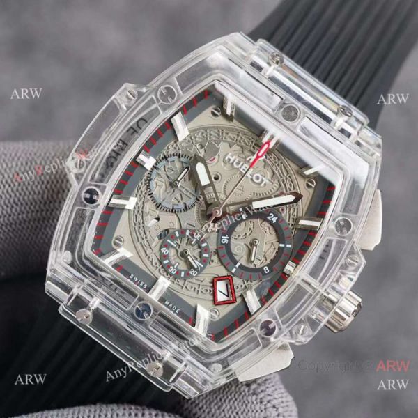 Top Quality Hublot Spirit of Big Bang Unico Sapphire Watch White Rubber Strap Top Quality Hublot Spirit of Big Bang Unico Sapphire Watch White Rubber Strap