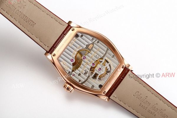 New Vacheron Constantin Malte Real Tourbillon Rose Gold White Face Brown Leather Strap Swiss Replica Watches New Vacheron Constantin Malte Real Tourbillon Rose Gold White Face Brown Leather Strap Swiss Replica Watches