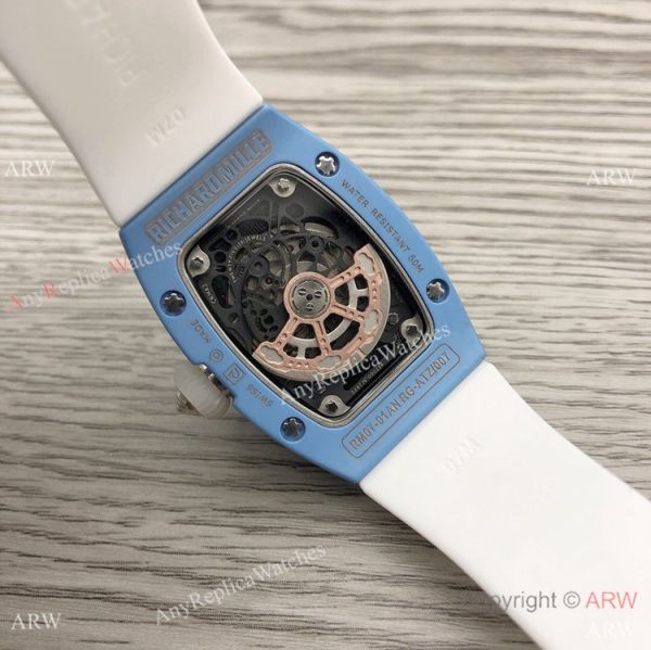 Swiss Replica Richard Mille RM007 Blue Case Watch 31mm Swiss Replica Richard Mille RM007 Blue Case Watch 31mm