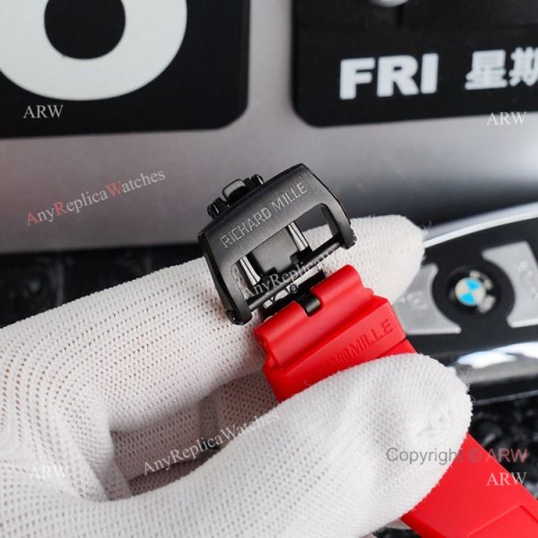 Best Richard Mille Replica Watches RM 11-03 Red Rubber Band Carbon Fiber Watch Automatic Best Richard Mille Replica Watches RM 11-03 Red Rubber Band Carbon Fiber Watch Automatic