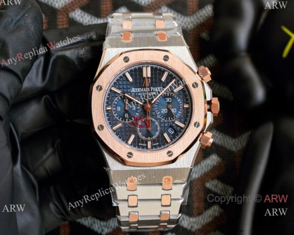 Knockoff Audemars Piguet Royal Oak 42mm Watch 2-Tone Rose Gold Chronograph Knockoff Audemars Piguet Royal Oak 42mm Watch 2-Tone Rose Gold Chronograph