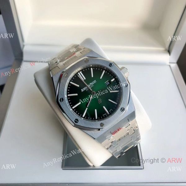 2021 NEW! Clone Audemars Piguet Jumbo Extra-Thin Watch Stainless Steel Green Gradient Dial 2021 NEW! Clone Audemars Piguet Jumbo Extra-Thin Watch Stainless Steel Green Gradient Dial