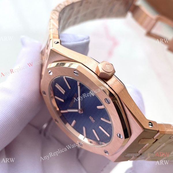 Copy Audemars Piguet Royal Oak Jumbo QUARTZ Watch Rose Gold White Dial Copy Audemars Piguet Royal Oak Jumbo QUARTZ Watch Rose Gold White Dial