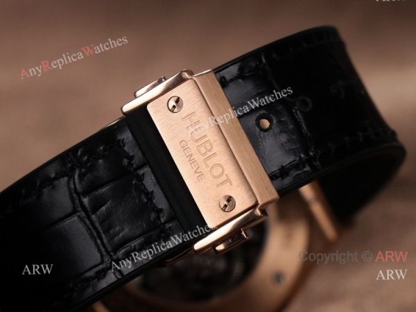 Rose Gold Hublot Classic Fusion Skeleton Tourbillon Black Bezel Watch Best Replica Rose Gold Hublot Classic Fusion Skeleton Tourbillon Black Bezel Watch Best Replica