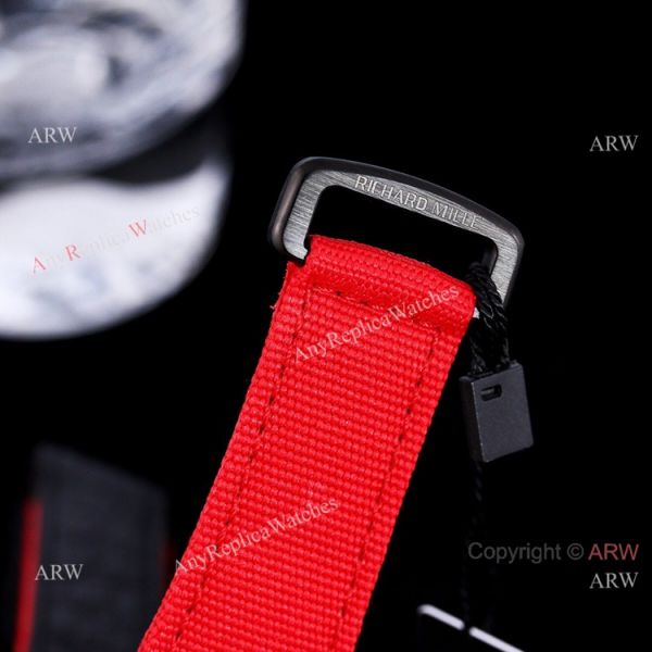 Best New Richard Mille RM 27-04 Tourbillon Rafael Nadal Tennis Court Watch Red Fabric Strap Best New Richard Mille RM 27-04 Tourbillon Rafael Nadal Tennis Court Watch Red Fabric Strap