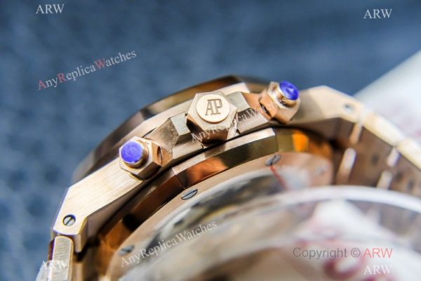 Grade 1A Swiss Copy Audemars Piguet Royal Oak Chronograph Watch ETA7750 Rose Gold Subdials Grade 1A Swiss Copy Audemars Piguet Royal Oak Chronograph Watch ETA7750 Rose Gold Subdials