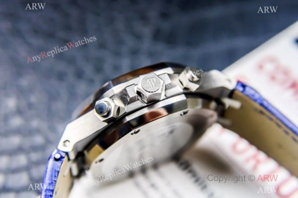 Grade 1A Swiss Copy Audemars Piguet Royal Oak Chrono ETA 7750 Watch 41mm SS Blue Dial Grade 1A Swiss Copy Audemars Piguet Royal Oak Chrono ETA 7750 Watch 41mm SS Blue Dial