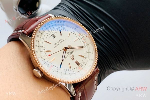 V7 Factory Swiss Replica Breitling Navitimer 1 Watches 41mm Rose Gold V7 Factory Swiss Replica Breitling Navitimer 1 Watches 41mm Rose Gold