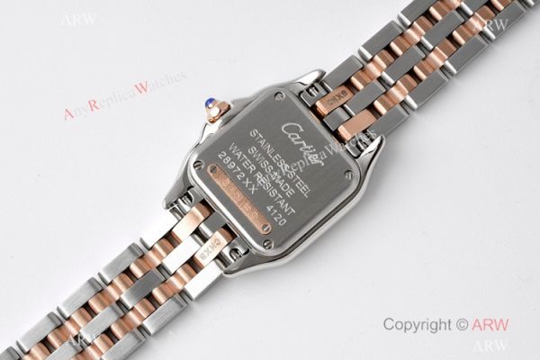 BV Factory Cartier Panthere De Two Tone Rose Gold Diamond Watch 22mm Swiss Quartz Movement BV Factory Cartier Panthere De Two Tone Rose Gold Diamond Watch 22mm Swiss Quartz Movement