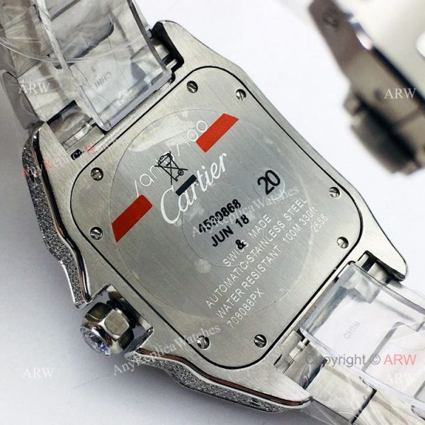 Best Copy Iced Out Cartier Santos Watch Automatic Cartier Santos 100 Diamond Watch Best Copy Iced Out Cartier Santos Watch Automatic Cartier Santos 100 Diamond Watch