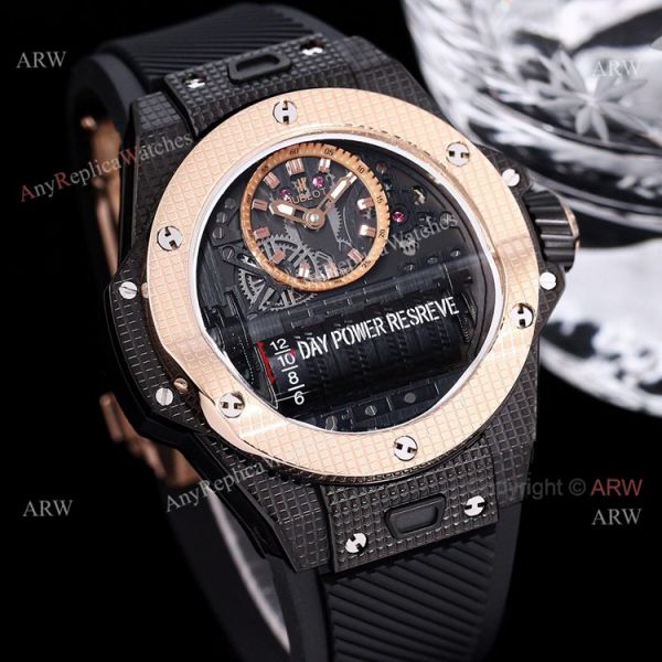 All Black Hublot Big Bang MP-11 Knockoff Watch 45mm With Black Rubber Strap All Black Hublot Big Bang MP-11 Knockoff Watch 45mm With Black Rubber Strap