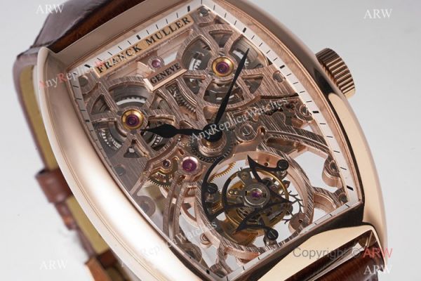 1:1 Super Clone Franck Muller Thunderbolt Tourbillon 72 Hour Power Reserve Watch Rose Gold Mens 1:1 Super Clone Franck Muller Thunderbolt Tourbillon 72 Hour Power Reserve Watch Rose Gold Mens