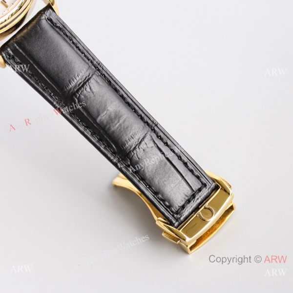 JH Swiss Copy Omega Speedmaster 7750 Chronograph Watch Yellow Gold JH Swiss Copy Omega Speedmaster 7750 Chronograph Watch Yellow Gold