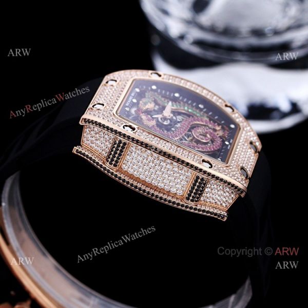 High Copy Richard Mille Diamond Watch RM026 Snake Dial Tourbillon Serpent Watch High Copy Richard Mille Diamond Watch RM026 Snake Dial Tourbillon Serpent Watch