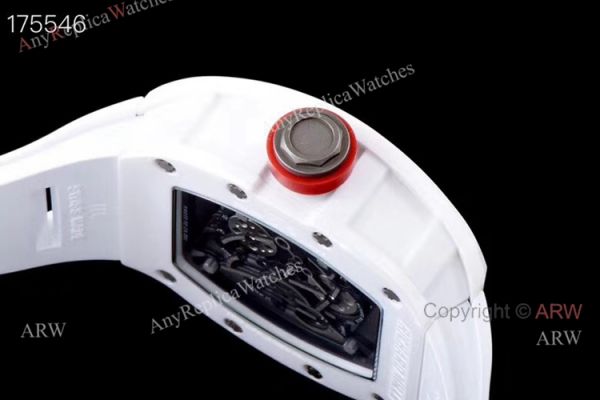 Kv Richard Mille RM 055 White Ceramic Watch Superclone For men Kv Richard Mille RM 055 White Ceramic Watch Superclone For men