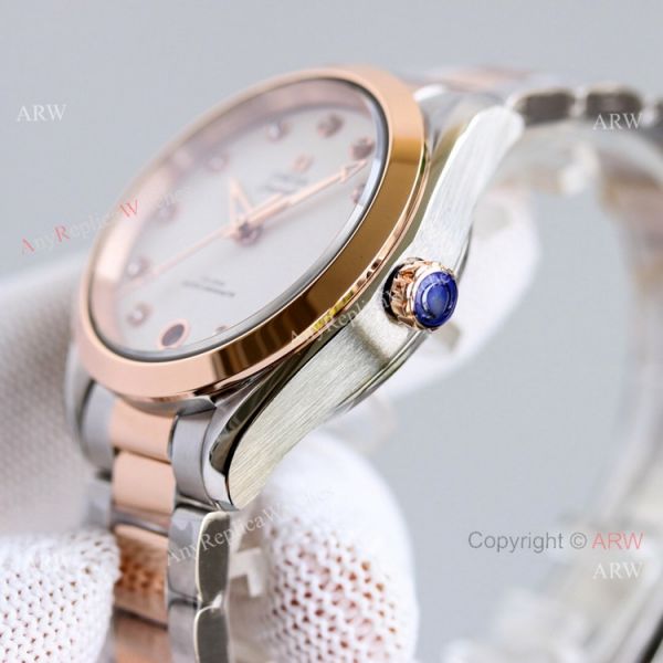High Quality Replica Omega Constellation Two Tone Rose Gold Ladies Watch 34mm High Quality Replica Omega Constellation Two Tone Rose Gold Ladies Watch 34mm