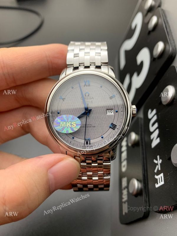MKS Factory Omega Classic De Ville Prestige 9015 Watch New Blue Dial MKS Factory Omega Classic De Ville Prestige 9015 Watch New Blue Dial