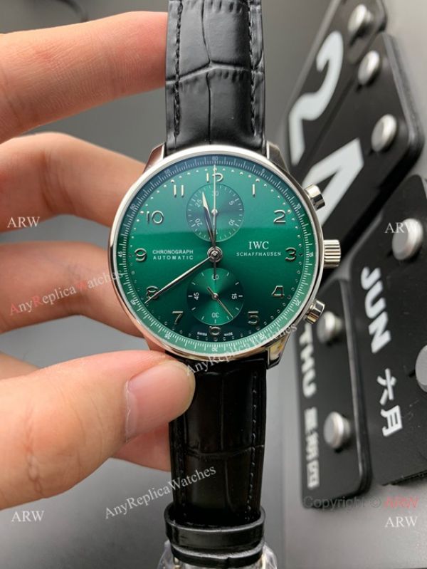 YL Fatcory Swiss Replica IWC Portugieser Green Dial 7750 Watch YL Fatcory Swiss Replica IWC Portugieser Green Dial 7750 Watch