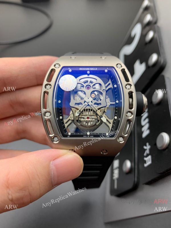 ZF Factory Richard Mille RM 052 Skull Tourbillon Watch Titanium ZF Factory Richard Mille RM 052 Skull Tourbillon Watch Titanium