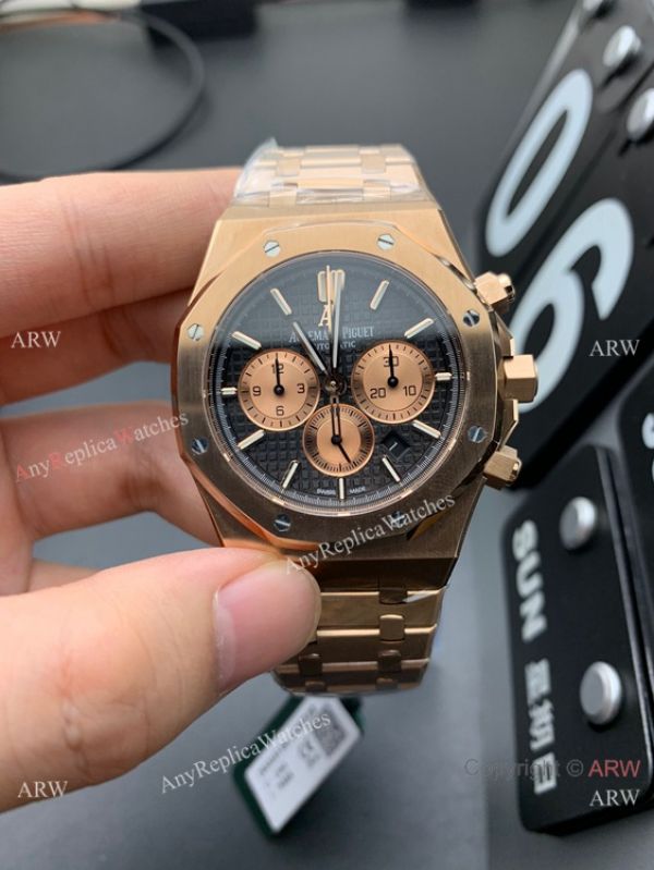 OM Factory Audemars Piguet Royal Oak Chronograph 26331or Watch Rose Gold 41mm OM Factory Audemars Piguet Royal Oak Chronograph 26331or Watch Rose Gold 41mm