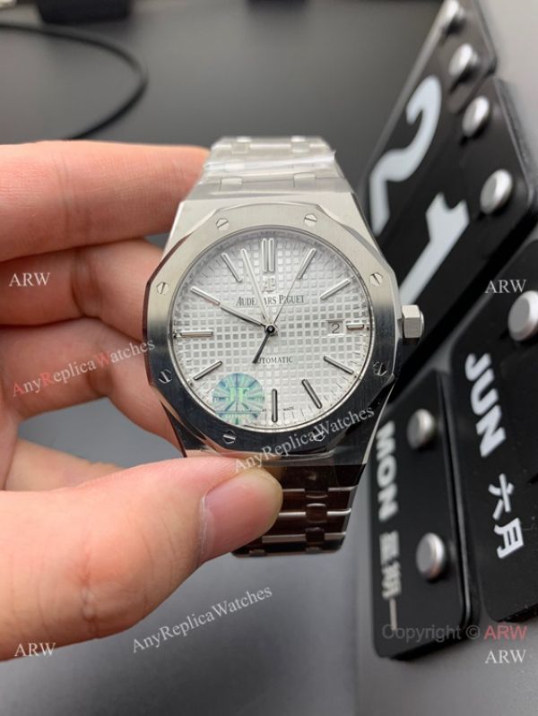 JF Factory Audemars Piguet Royal Oak JF 3120 Watch 41mm Silver Dial JF Factory Audemars Piguet Royal Oak JF 3120 Watch 41mm Silver Dial