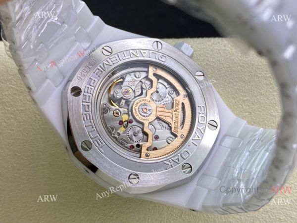 New Audemars Piguet Royal Oak Perpetual Calendar White Ceramic Copy Watch New Audemars Piguet Royal Oak Perpetual Calendar White Ceramic Copy Watch
