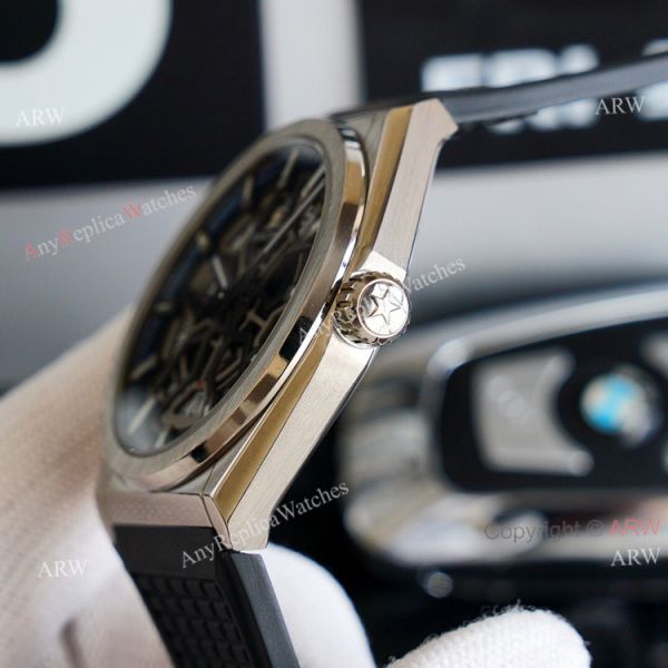 Best Zenith Defy Classic Skeleton Dial Black Rubber Strap 41mm High Copy Watch Swiss Grade Best Zenith Defy Classic Skeleton Dial Black Rubber Strap 41mm High Copy Watch Swiss Grade