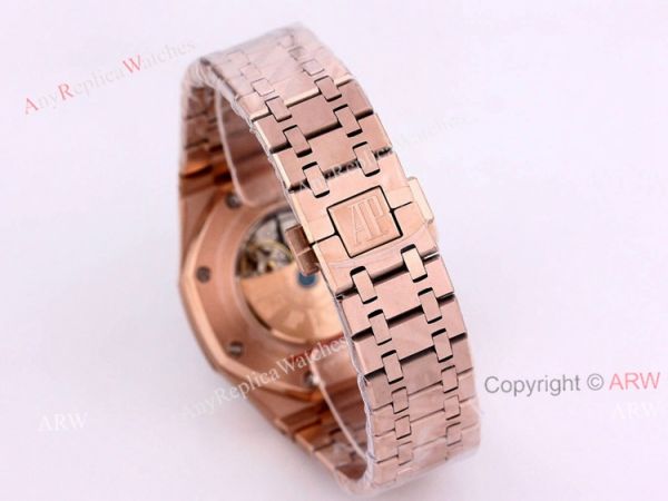 New Audemars Piguet Royal Oak 41 Rose Gold Green Dial Knockoff Watch Automatic New Audemars Piguet Royal Oak 41 Rose Gold Green Dial Knockoff Watch Automatic