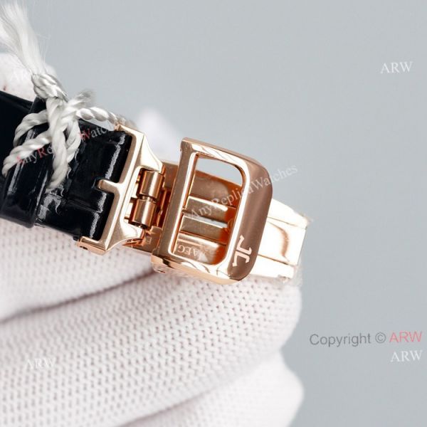 Swiss Replica Jaeger Lecoultre rendez-Vous Classic Night Day Ladies Watch Black Leather Strap Swiss Replica Jaeger Lecoultre rendez-Vous Classic Night Day Ladies Watch Black Leather Strap