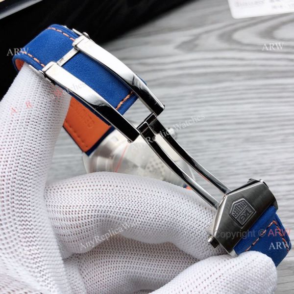 Replica Tag Heuer Formula 1 Blue Dial Chronograph Men Watch 43mm With Blue Leather Strap Replica Tag Heuer Formula 1 Blue Dial Chronograph Men Watch 43mm With Blue Leather Strap