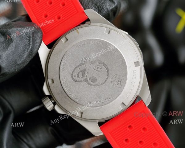 New Tag Heuer Aquaracer 43mm Automatic Replica Watch Special Edition Orange Rubber Band New Tag Heuer Aquaracer 43mm Automatic Replica Watch Special Edition Orange Rubber Band