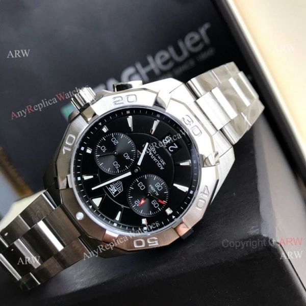Swis Quality Tag Heuer Aquaracer 41mm Black Dial Swiss Ronda Quartz Movement Knockoff Watch Swis Quality Tag Heuer Aquaracer 41mm Black Dial Swiss Ronda Quartz Movement Knockoff Watch