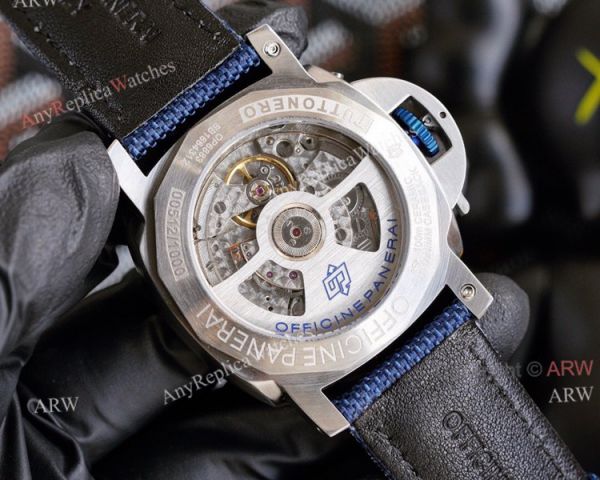 New Panerai Luminor Marina esteel Blue Dial 40mm Watch With Blue Leather Strap High Copy New Panerai Luminor Marina esteel Blue Dial 40mm Watch With Blue Leather Strap High Copy