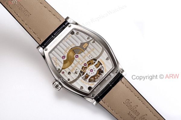 New Vacheron Constantin Malte Real Tourbillon White Face Black Leather Strap Silver Case Replica Watch New Vacheron Constantin Malte Real Tourbillon White Face Black Leather Strap Silver Case Replica Watch