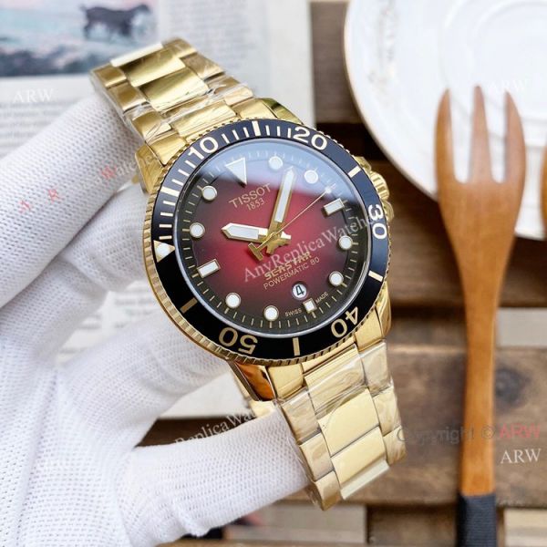 Buy Swiss Grade Reproduction Tissot Seastar All Gold White Face Replica Watch 45mm For Men Buy Swiss Grade Reproduction Tissot Seastar All Gold White Face Replica Watch 45mm For Men