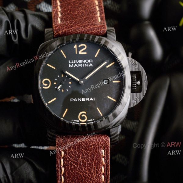 Panerai Luminor GMT All Black Replica Watch 44mm Panerai Luminor GMT All Black Replica Watch 44mm