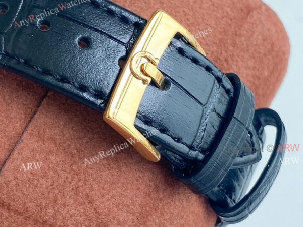 Copy Omega Constellation Silver Dial Yellow Gold Case Brown Leather Strap Men Watch Copy Omega Constellation Silver Dial Yellow Gold Case Brown Leather Strap Men Watch