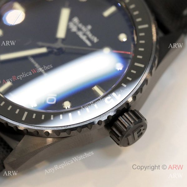 Swiss Grade Replica Blancpain Fifty Fathoms Bathyscaphe GF Factory Cal.1315 Watch All Black Swiss Grade Replica Blancpain Fifty Fathoms Bathyscaphe GF Factory Cal.1315 Watch All Black