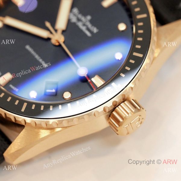 Swiss Grade Replica Blancpain Fifty Fathoms Bathyscaphe GF Factory Cal.1315 Rose Gold Watch Swiss Grade Replica Blancpain Fifty Fathoms Bathyscaphe GF Factory Cal.1315 Rose Gold Watch